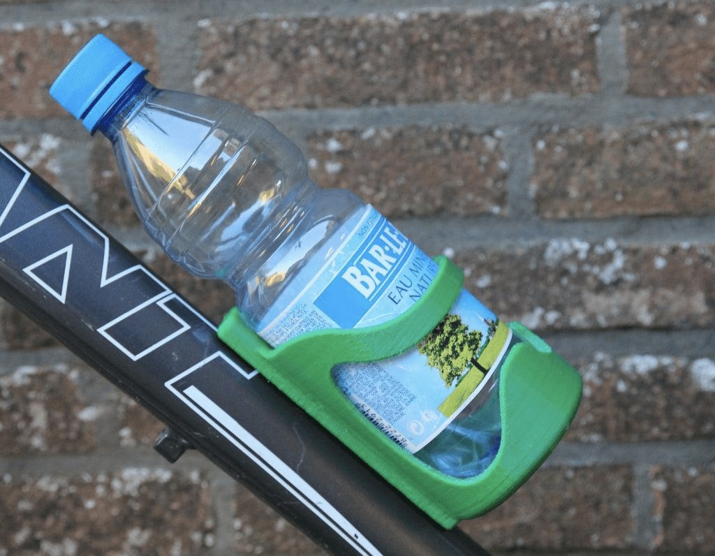 A water bottle holder made by a private customer