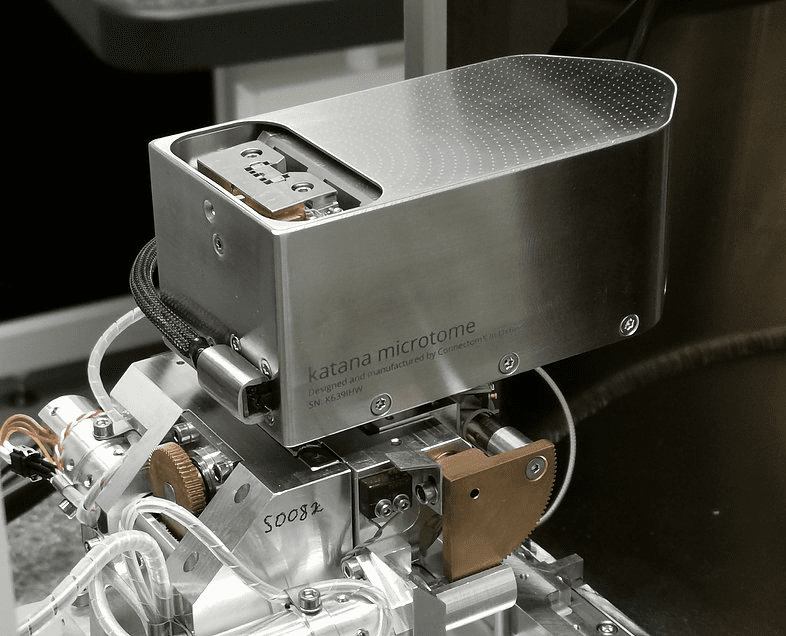 Katana Microtome: Precision Parts for Nanometre Cuts