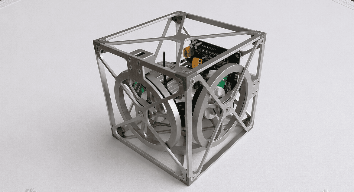 A Cube That Doesn’t Fall Over: The Making of a Self-Balancing Gyroscopic Cube